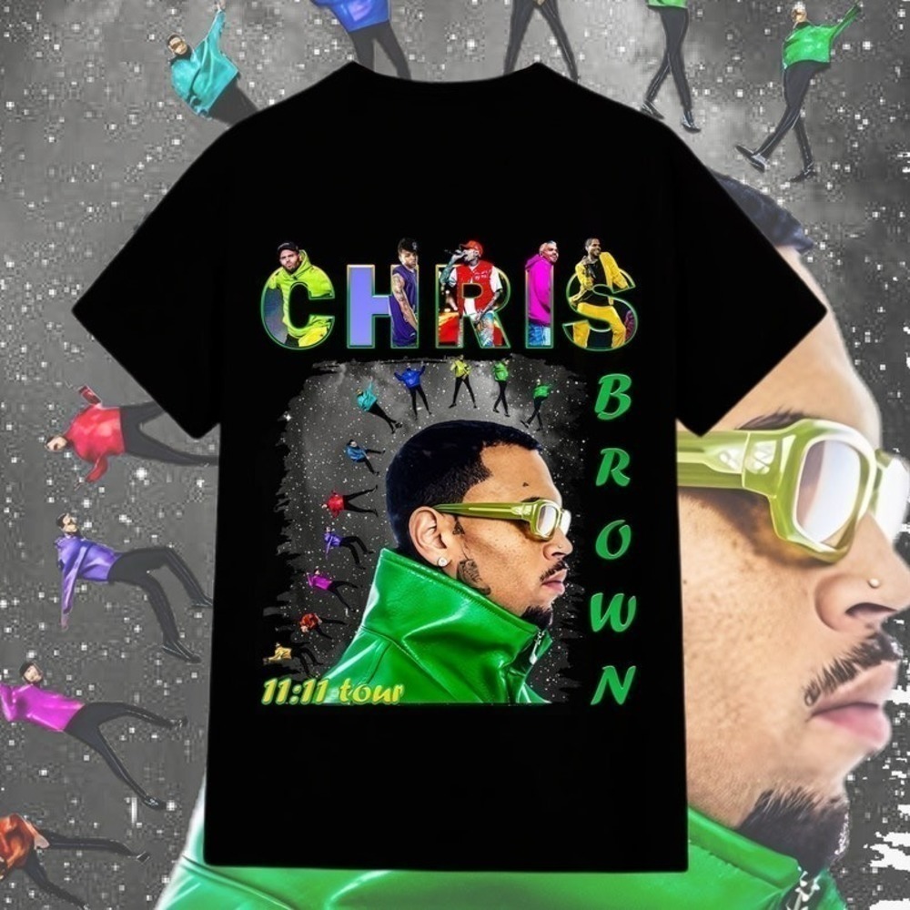 Chris Brown 224 Tour Shirt, R&B Artist Graphic Music Fan Unisex Tee